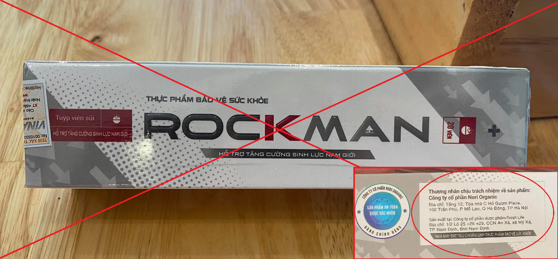 Bị cấm lưu hành, viên sủi Rockman vẫn được bán trên thị trường, ai chịu trách nhiệm với NTD