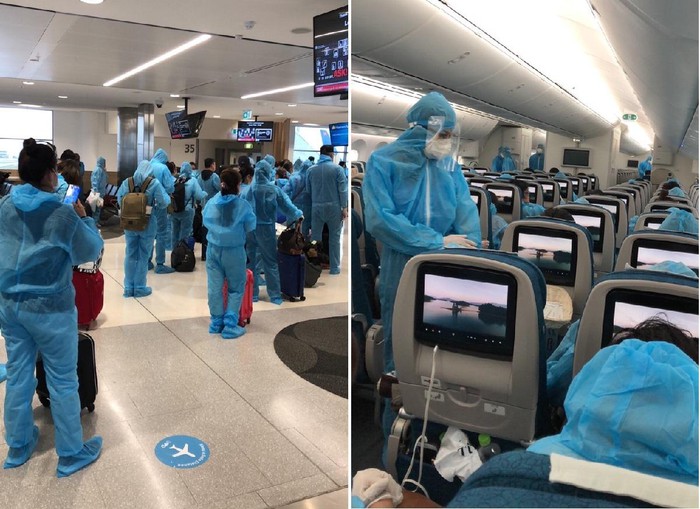 Đón gần 350 công dân Việt Nam từ Australia về nước an toàn