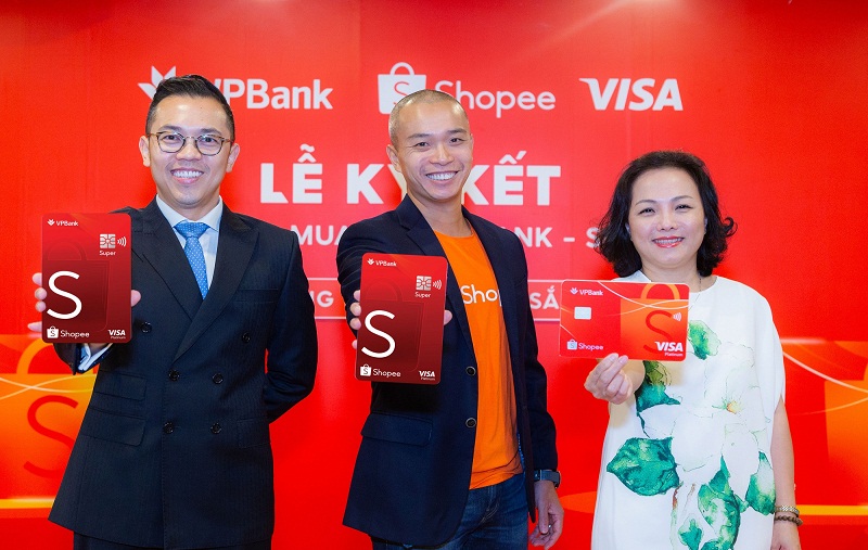 Shopee hợp tác với VPBank và Visa ra mắt “Thẻ tín dụng VPBank  Shopee” mang đến ưu đãi miễn phí vận chuyển và hoàn tiền lên đến 10% trong suốt cả năm 