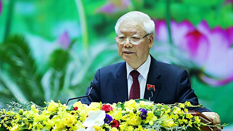 Tổng Bí thư, Chủ tịch nước Nguyễn Phú Trọng chúc mừng ngành Khí tượng thủy văn