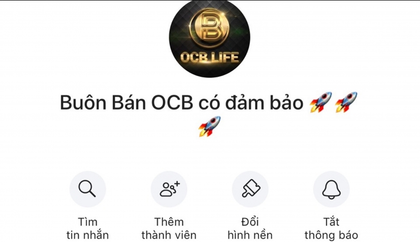 Mạo danh Ngân hàng OCB huy động tiền ảo