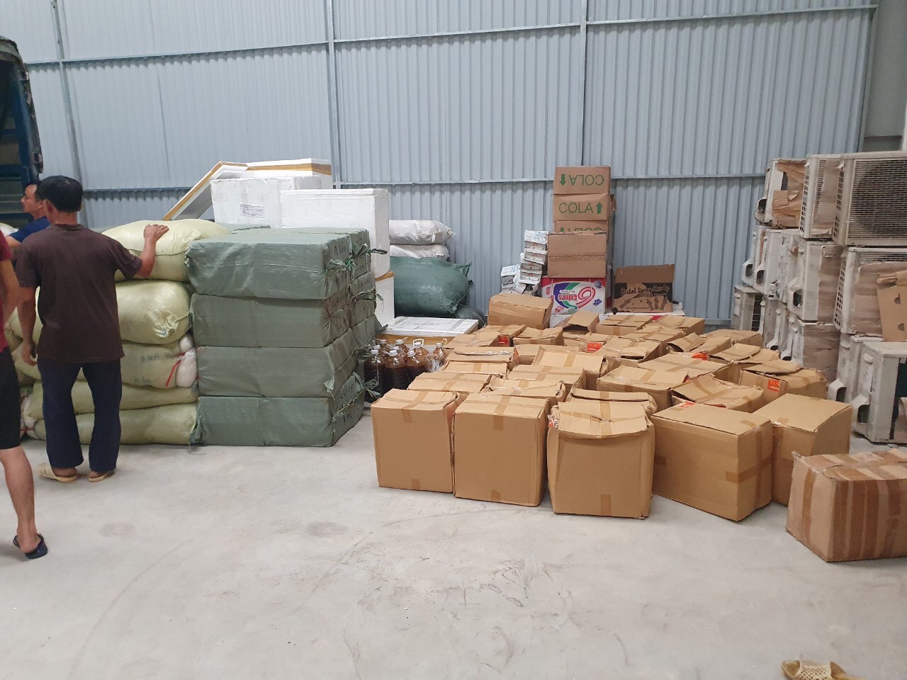 Thanh Hóa Phát hiện kho hàng chứa gần 7 tấn thịt sấy khô không rõ nguồn gốc