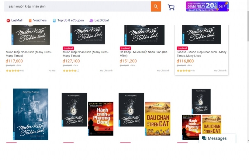 Lazada.vn gỡ bỏ và xử lý 8 gian hàng bán sách giả