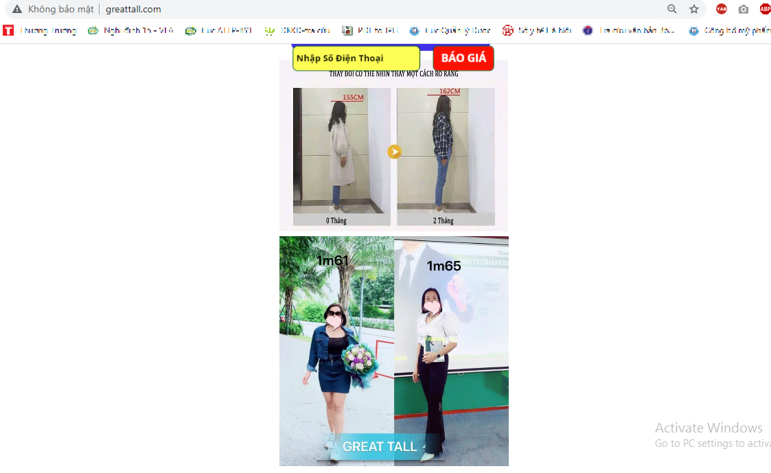 TPBVSK Great Tall “nổ” công dụng  giúp tăng chiều cao cho người hơn 30 tuổi