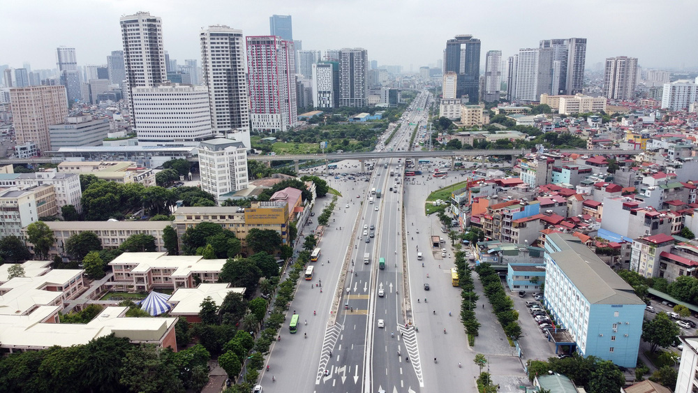 Chính thức thông xe tuyến đường Vành đai 3 trên cao đoạn Mai Dịch - Nam Thăng Long