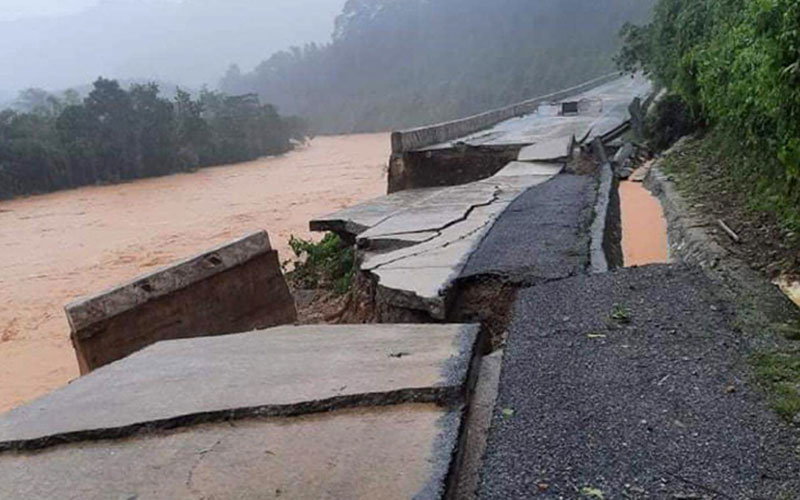 Thông báo khẩn về ngập sâu trên quốc lộ 1A và đường Hồ Chí Minh