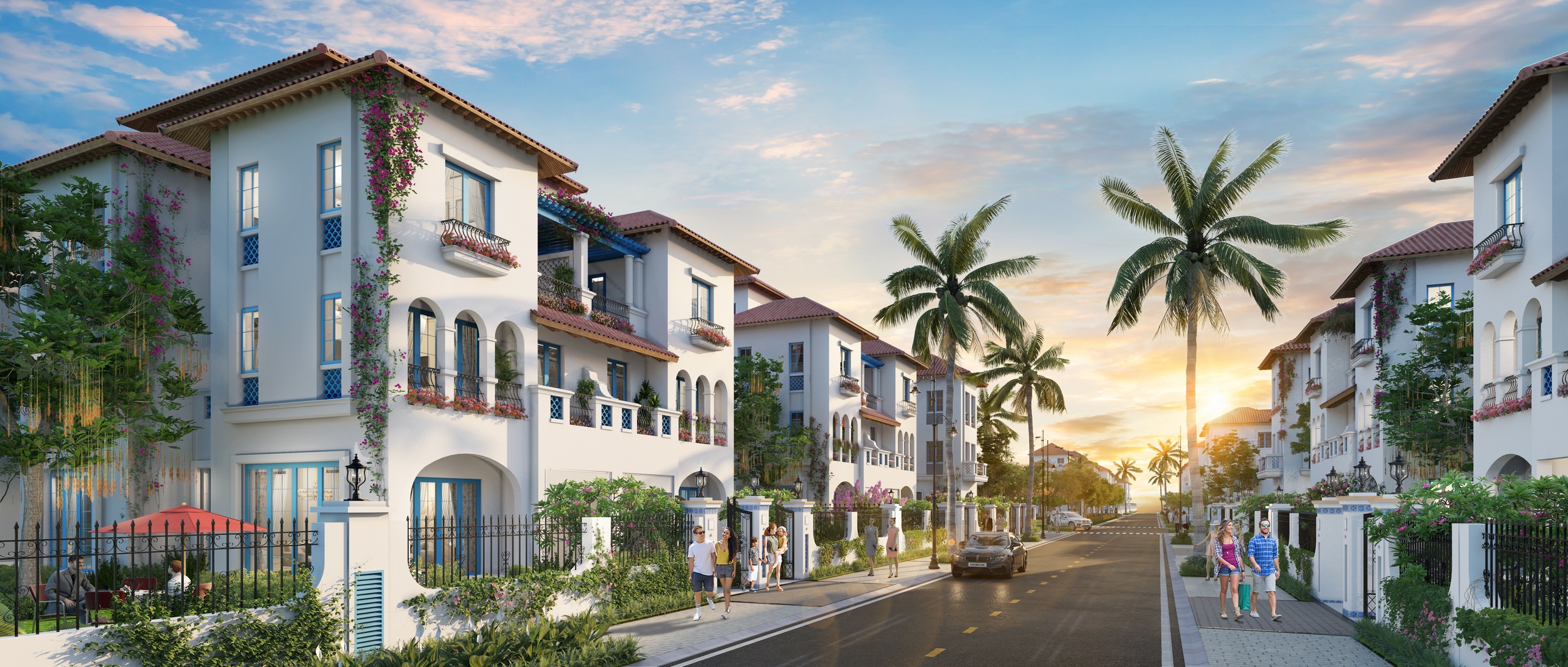 Ấn tượng tiến độ xây dựng biệt thự Sun Grand City Feria