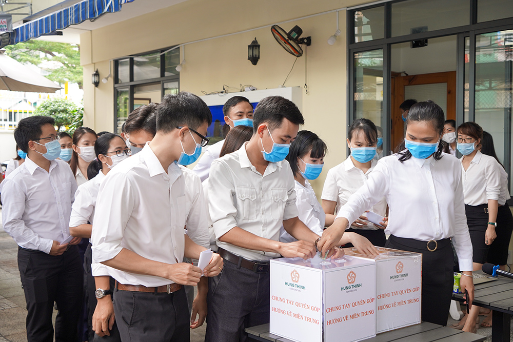 Tập đoàn Hưng Thịnh ủng hộ gần 5.3 tỷ đồng hỗ trợ đồng bào vùng lũ miền Trung
