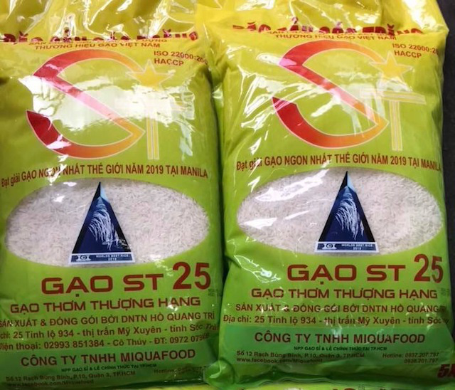 Gạo ST25 tiếp tục được chọn đi tham dự Cuộc thi gạo ngon thế giới 2020