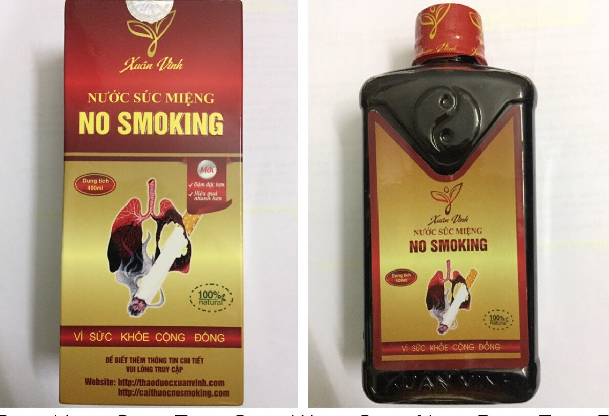 Nước súc miệng No Smoking của công ty TNHH Quốc tế Xuân Vinh có đang lừa dối người tiêu dùng