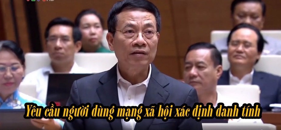 Bộ trưởng Nguyễn Mạnh Hùng “Yêu cầu người dùng mạng xã hội xác định danh tính”