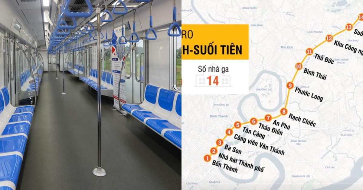 Vé metro số 1 được đề xuất từ 7.000 – 12.000 đồnglượt