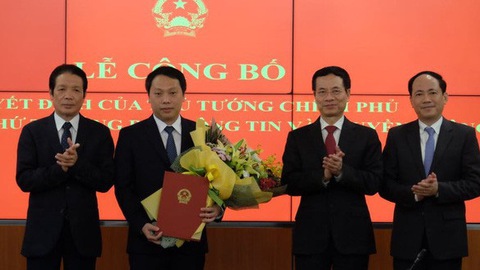 Bổ nhiệm ông Nguyễn Huy Dũng giữ chức Thứ trưởng Bộ TTTT