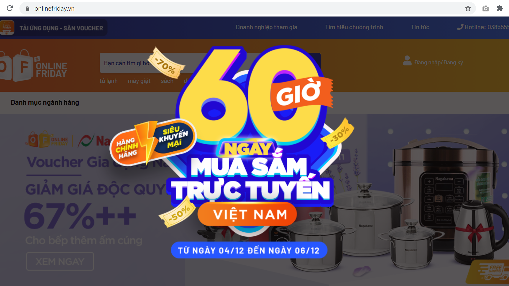 Khởi động Ngày hội mua sắm trực tuyến lớn nhất Việt Nam Online Friday 2020