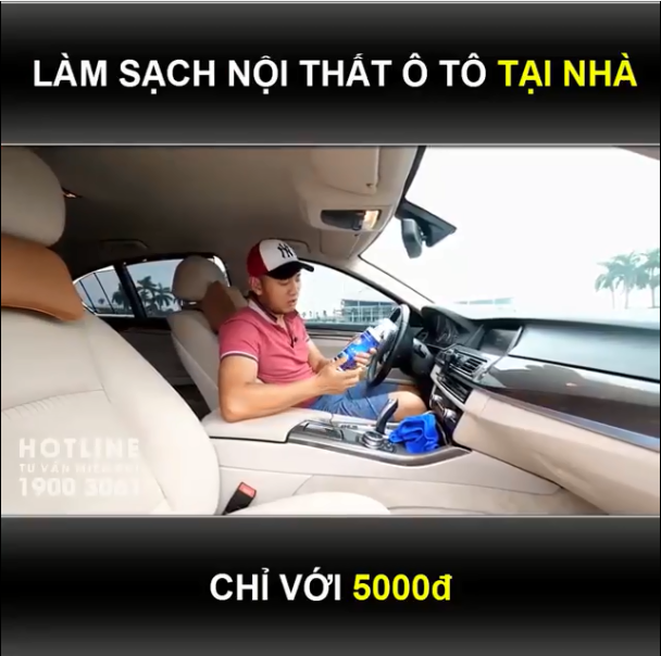 Tin vào lời quảng cáo, khách hàng phải dọn nội thất ô tô sau khi sử dụng nước tẩy rửa Xwash