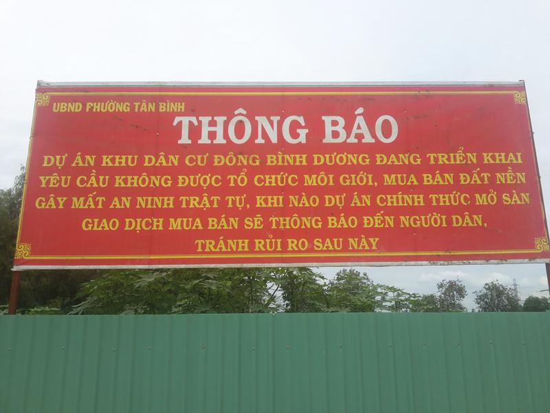 Bình Dương Bán dự án “chui” Công ty TNHH Đầu tư và Xây dựng HHA bị đình chỉ 12 tháng