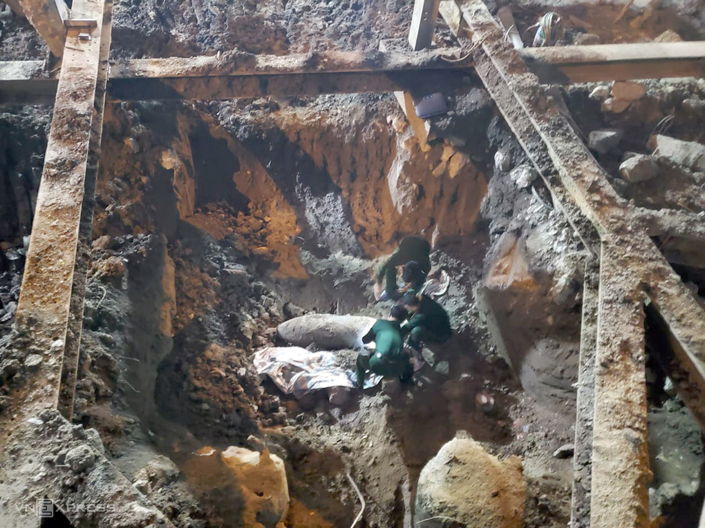 Hà Nội Phát hiện bom khi đào móng xây dựng trụ sở Công ty Truyền tải điện 1