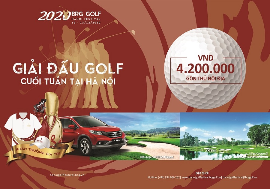 Sắp khởi tranh giải BRG Golf Hà Nội Festival 2020