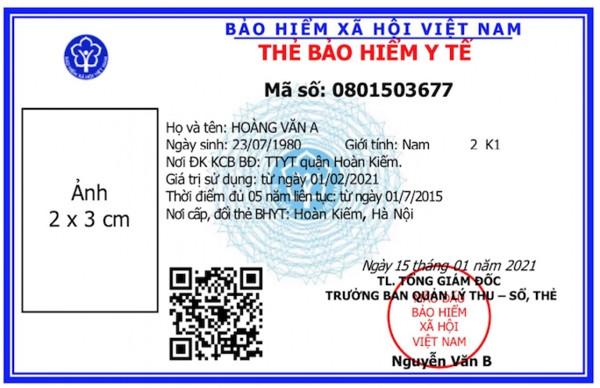 Từ 142021 sẽ sử dụng mẫu thẻ BHYT mới