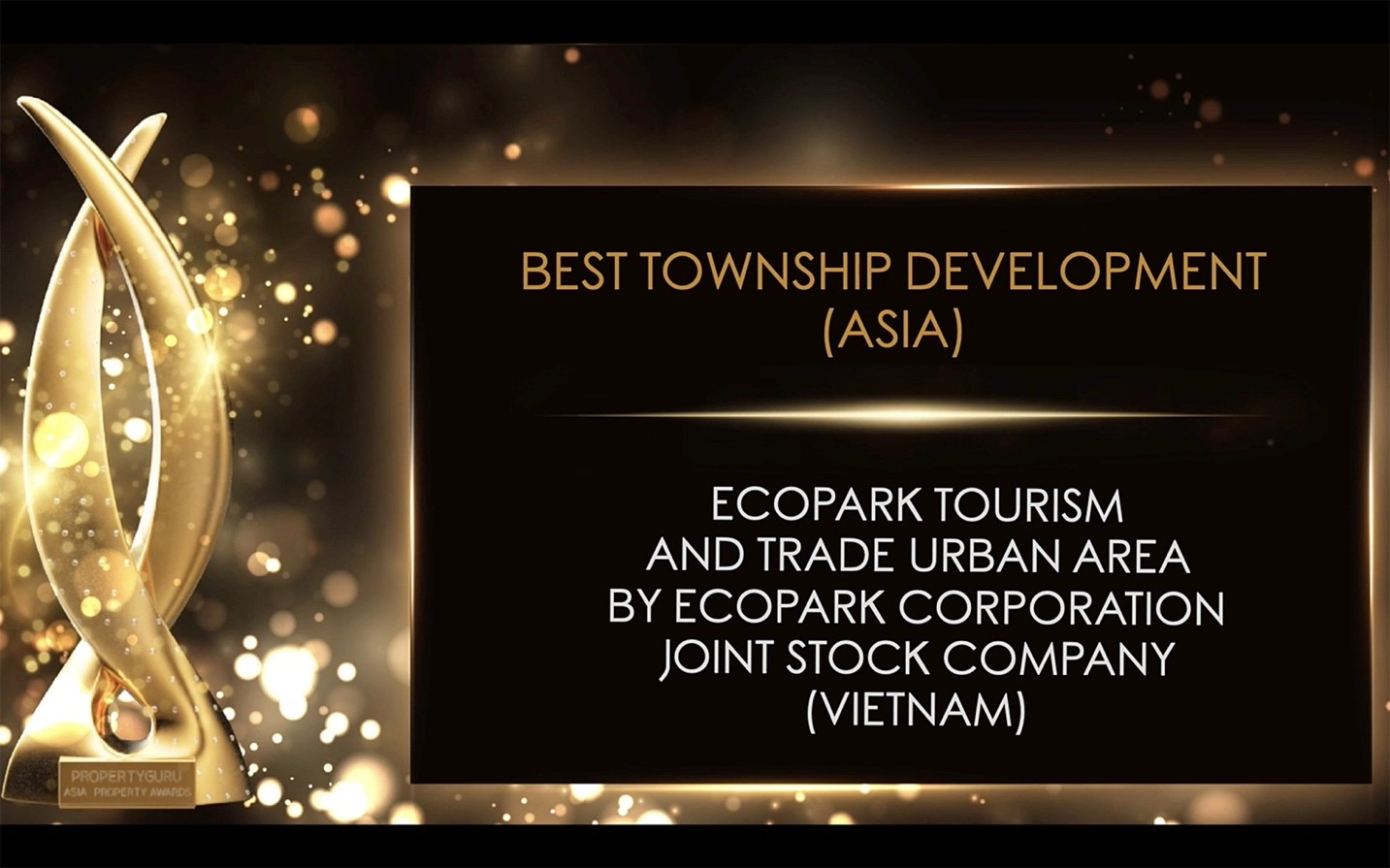 Ecopark được vinh danh “best of the best” tại Asia Property Awards 2020