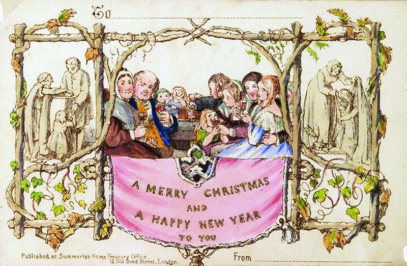 Thiệp Giáng sinh in thương mại đầu tiên trên thế giới được bán với giá 25.000 đô la