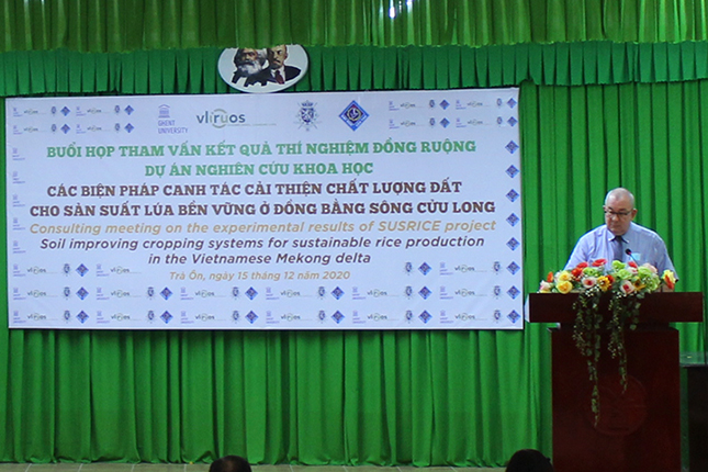 Bỉ chia sẻ kết quả nghiên cứu sản xuất lúa bền vững hỗ trợ vùng Đồng bằng sông Cửu Long