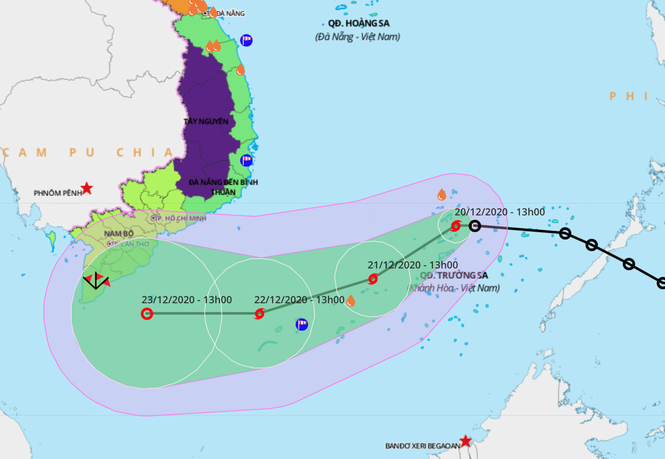 Công điện khẩn ứng phó với bão số 14