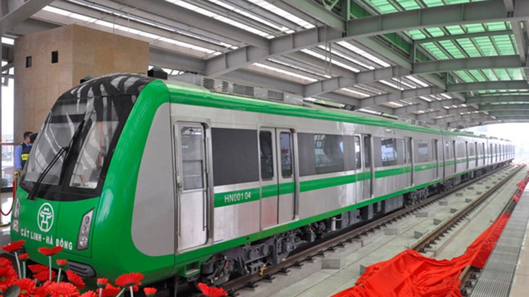 Giá vé tuyến đường sắt Cát Linh - Hà Đông khi vận hành thương mại