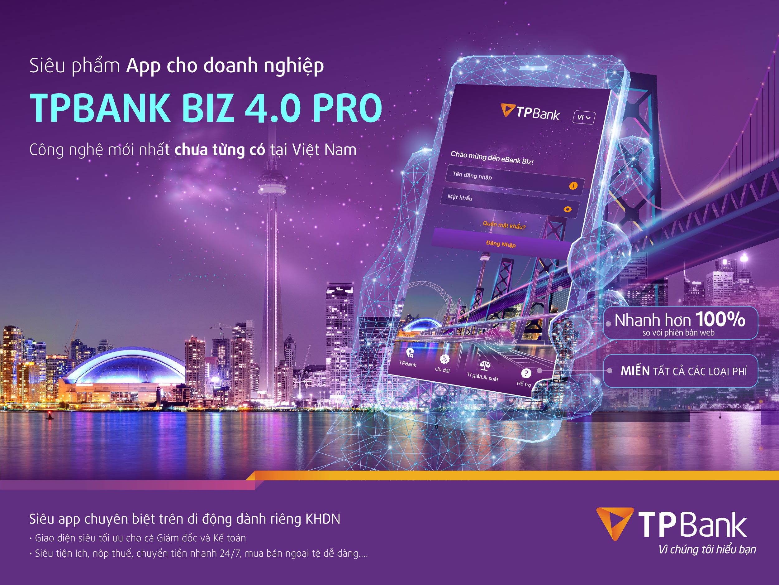 TPBank ra mắt phiên bản Mobile Banking mới cho khách hàng doanh nghiệp