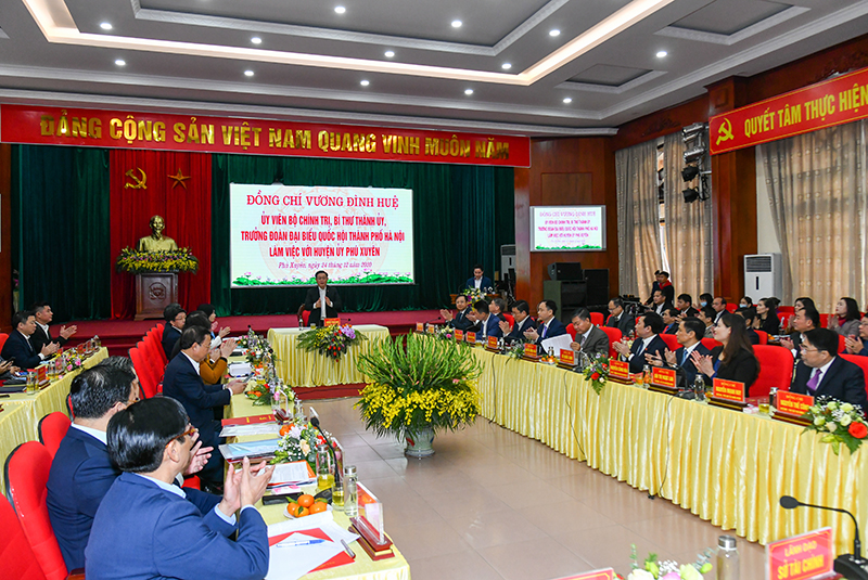 Sớm đưa huyện Phú Xuyên thành đô thị vệ tinh của Thủ đô