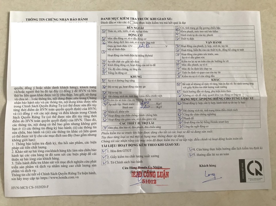 Mua xe của Honda Việt Nam chưa kịp xài đã ôm “cục tức”