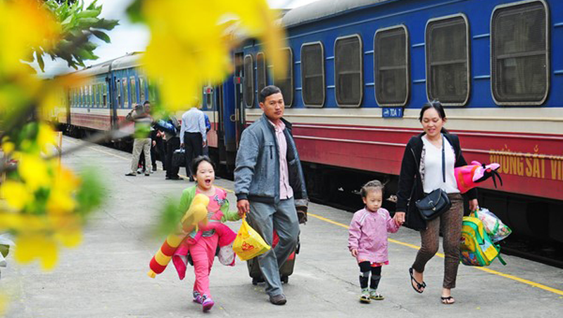 Thêm hàng chục chuyến tàu phía bắc phục vụ dịp Tết Dương lịch