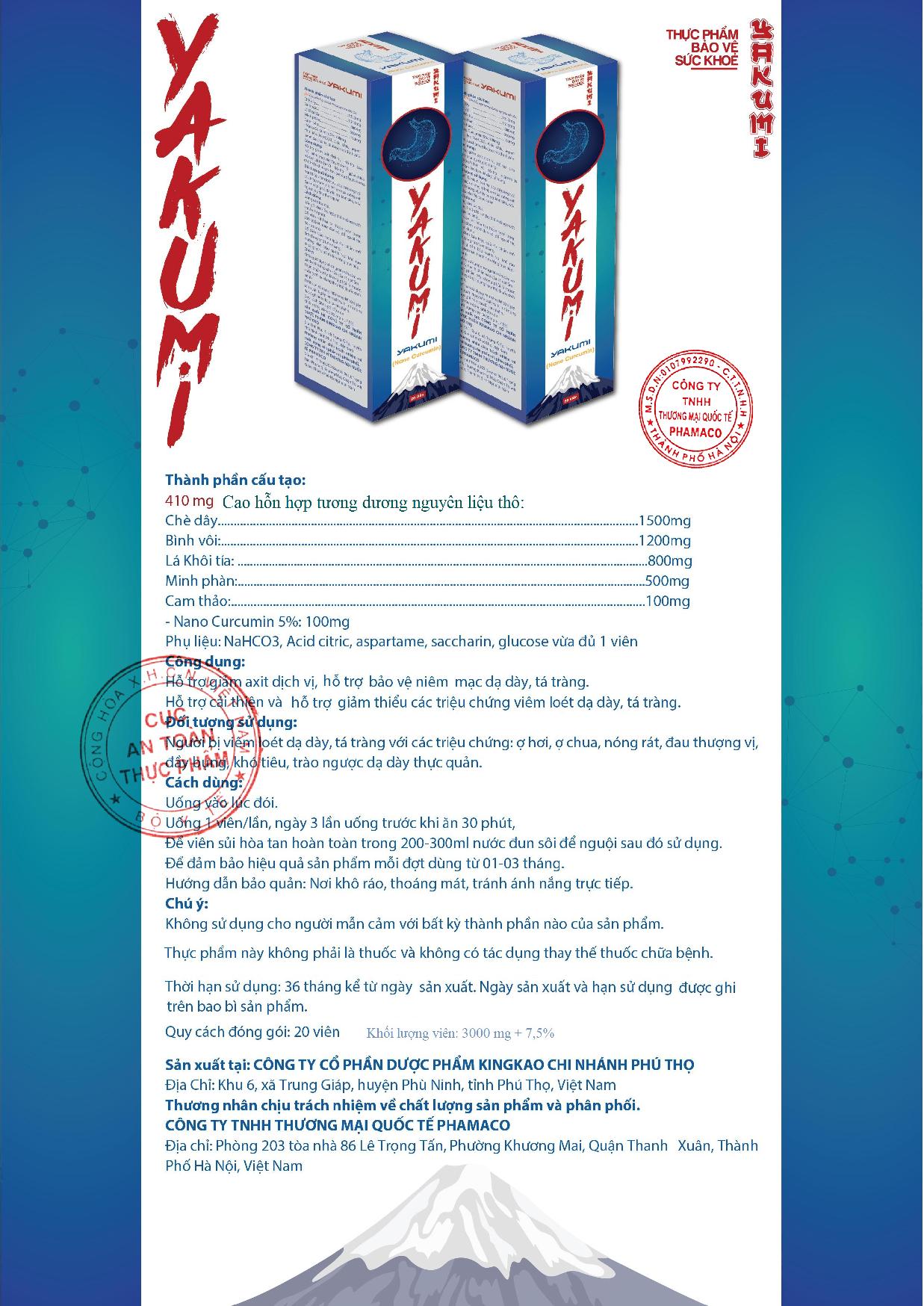 Sản phẩm Yakumi được quảng cáo đặc trị bệnh dạ dày ‘ngập’ mạng xã hội