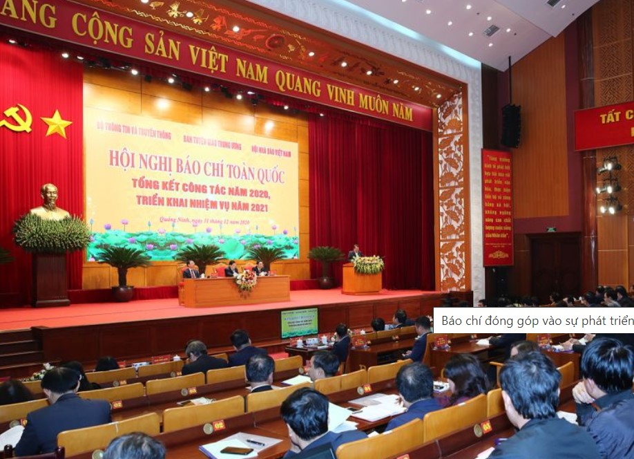 Báo chí đóng góp rất lớn vào sự phát triển của đất nước