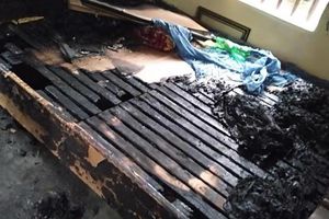 Tiền Giang Người đàn ông tự đốt mình và con trai 7 tháng