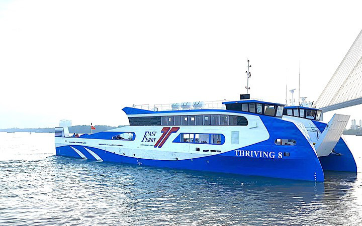 Tuyến phà biển đầu tiên từ TP Hồ Chí Minh đi Vũng Tàu chính thức vận hành