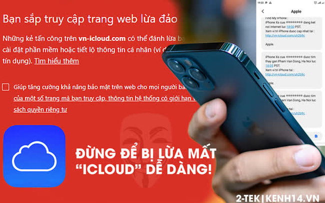 Cảnh báo Mánh khoé lừa đảo mới qua tài khoản iCloud đang tràn lan hiện nay