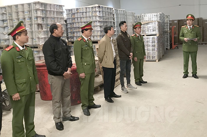 Hải Dương Khởi tố giám đốc một doanh nghiệp sản xuất, buôn bán thực phẩm kém chất lượng