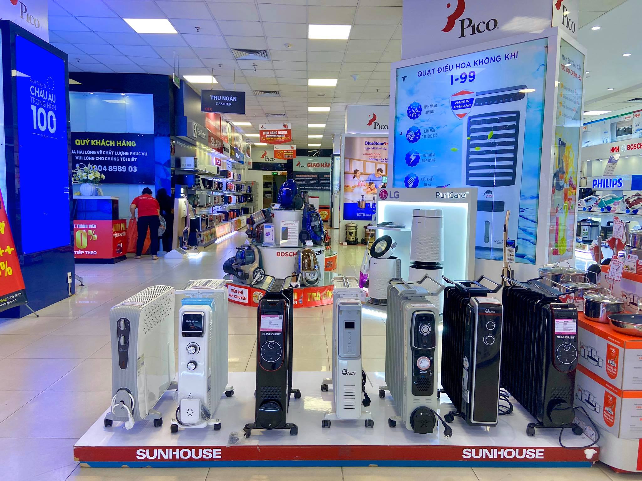 Trời rét đậm, nhu cầu sử dụng đồ gia dụng sưởi ấm tăng mạnh