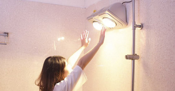 Những lưu ý khi sử dụng đèn sưởi nhà tắm vào ngày rét đậm