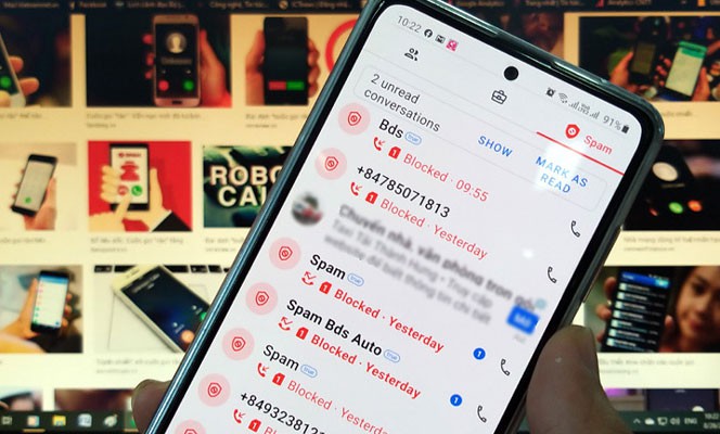 Tin nhắn rác, cuộc gọi rác vẫn làm phiền người dùng