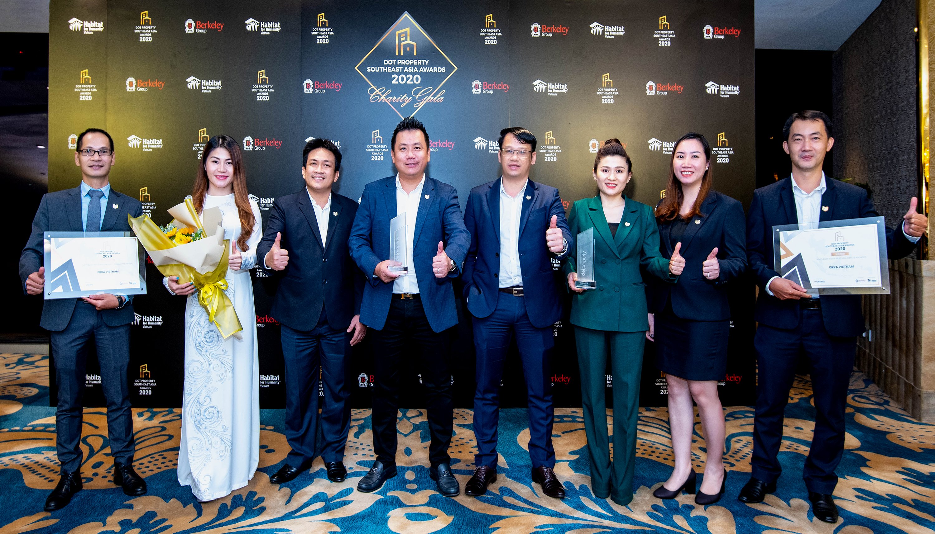 DKRA VIETNAM đạt hai giải thưởng lớn tại lễ trao giải Dot Property Southeast Asia Awards 