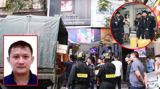 Hàng nghìn điện thoại lậu của Công ty Nhật Cường tập kết ở cảng Nội Bài