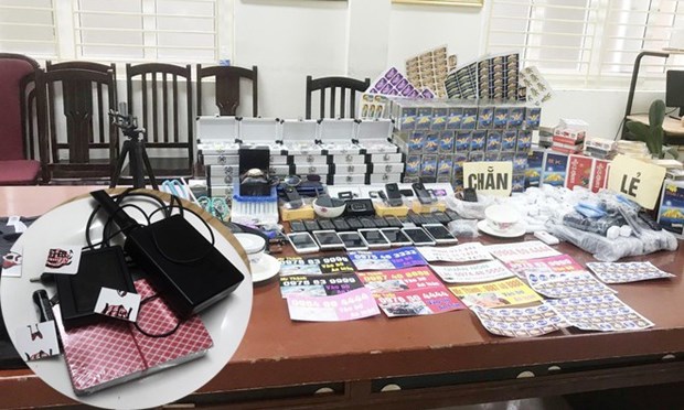 Hà Nội Đột kích kho thiết bị cờ bạc bịp khủng ở Mỹ Đình