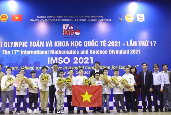 Học sinh Hà Nội giành hơn 20 huy chương trong Kỳ thi Olympic Toán và Khoa học quốc tế