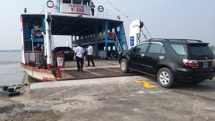 Phà Rạch Miễu chính thức hoạt động