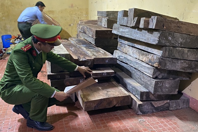 Quảng Bình Bắt giữ 77 hộp gỗ không có giấy tờ hợp pháp