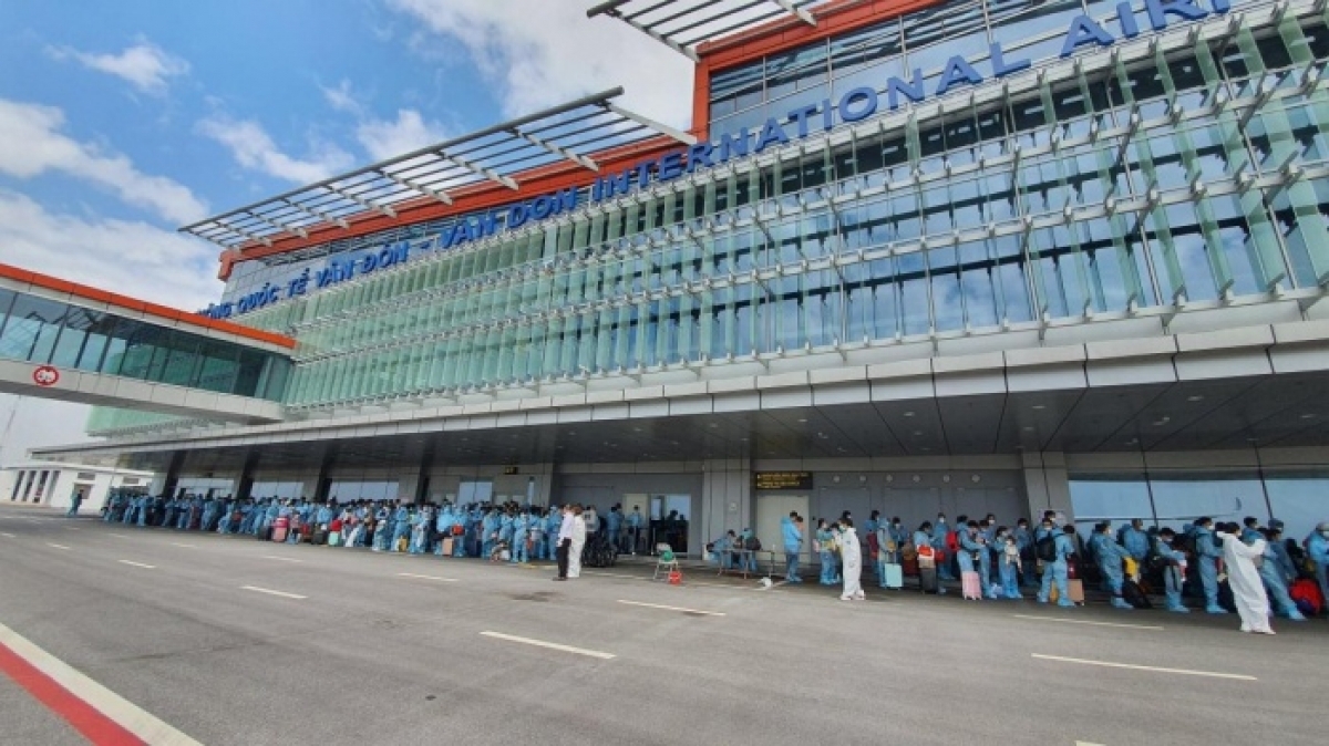 Sân bay Vân Đồn tạm đóng cửa vì ca nhiễm Covid-19