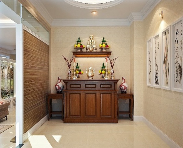 Những lỗi cần tránh khi đặt bàn thờ trong phòng khách
