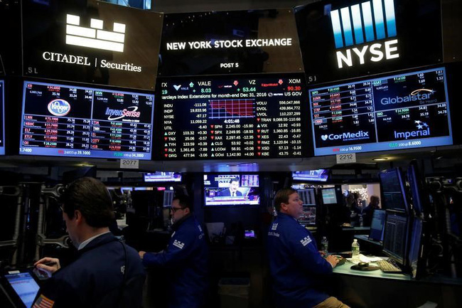 Chứng khoán Mỹ bị bán tháo phiên cuối tuần, Dow Jones sụt hơn 600 điểm